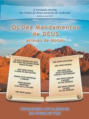 cover image of Os Dez Mandamentso de Deus através de Moisés